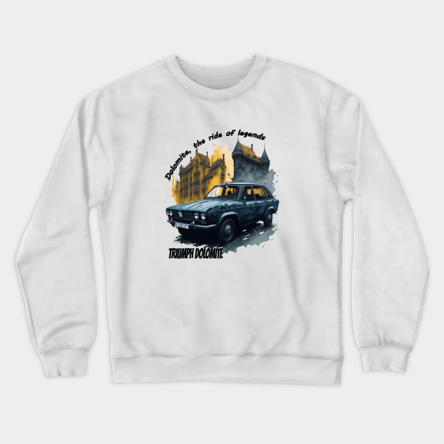 Dolomite, the ride of legends Crewneck Sweatshirt by ElArrogante